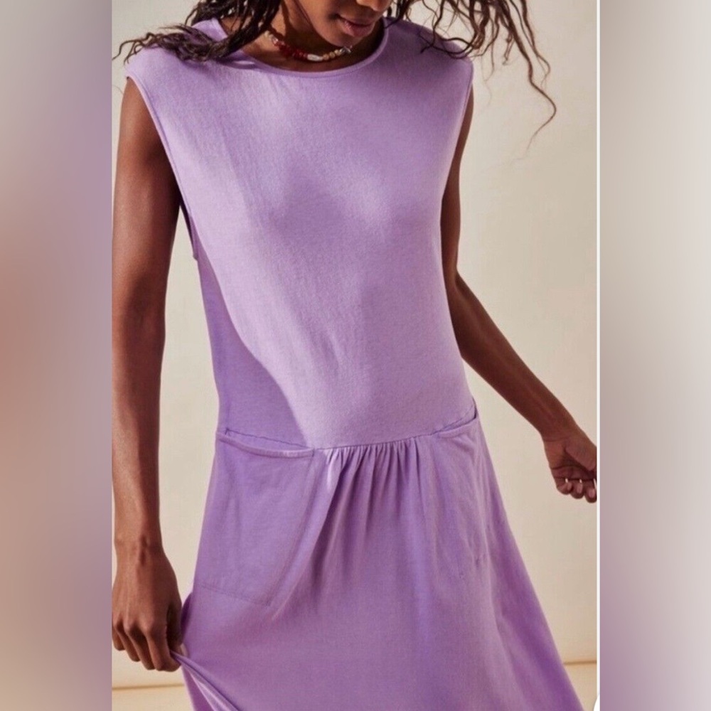 NWT Free People Nikki Midi Lupine dress - Picture 4 of 10